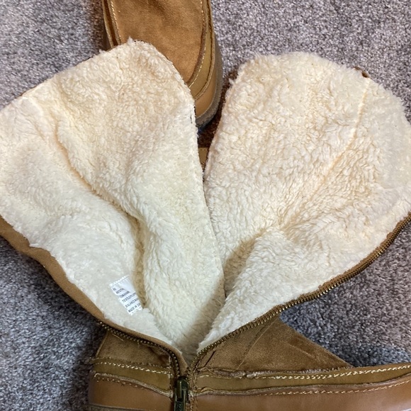 ROXY Tomahawk Women’s Suede Boots Mid Calf Zipper Flat Lined sz 8.5 NEW - Picture 8 of 10